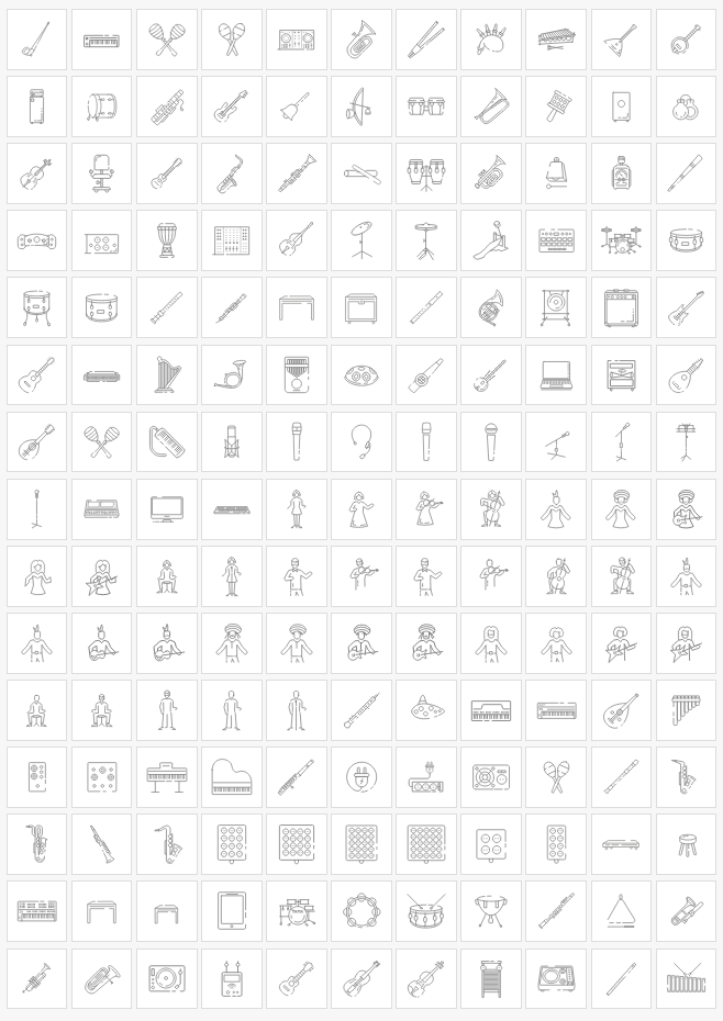 SVG Instruments Grid